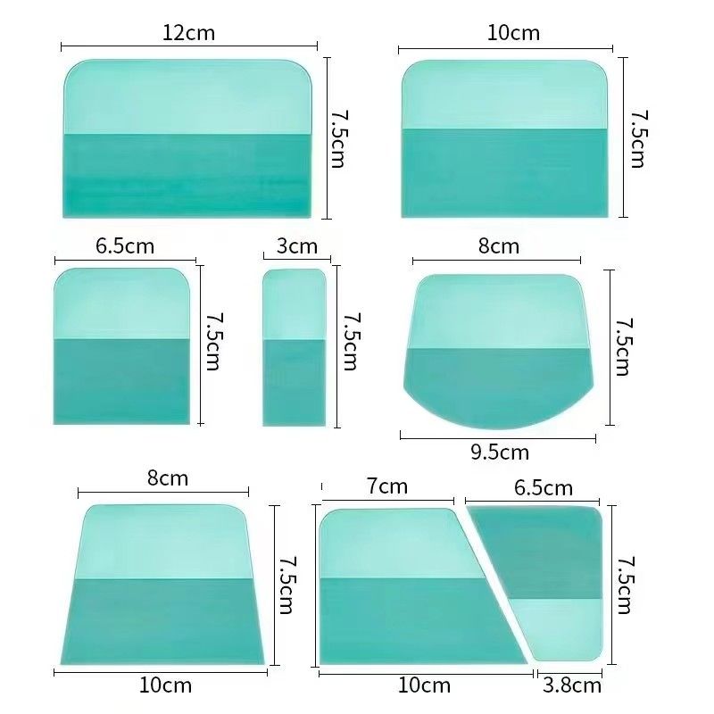 Bộ công cụ bọc xe 5 trong 1 linh hoạt Cây chổi bền cho phim PPF Clear