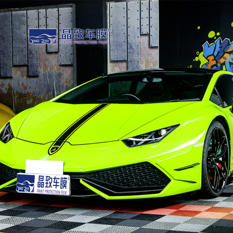 RoHS 3D Carbon PET Vinyl Film Màu trắng Supper Gloss Blue Fiber