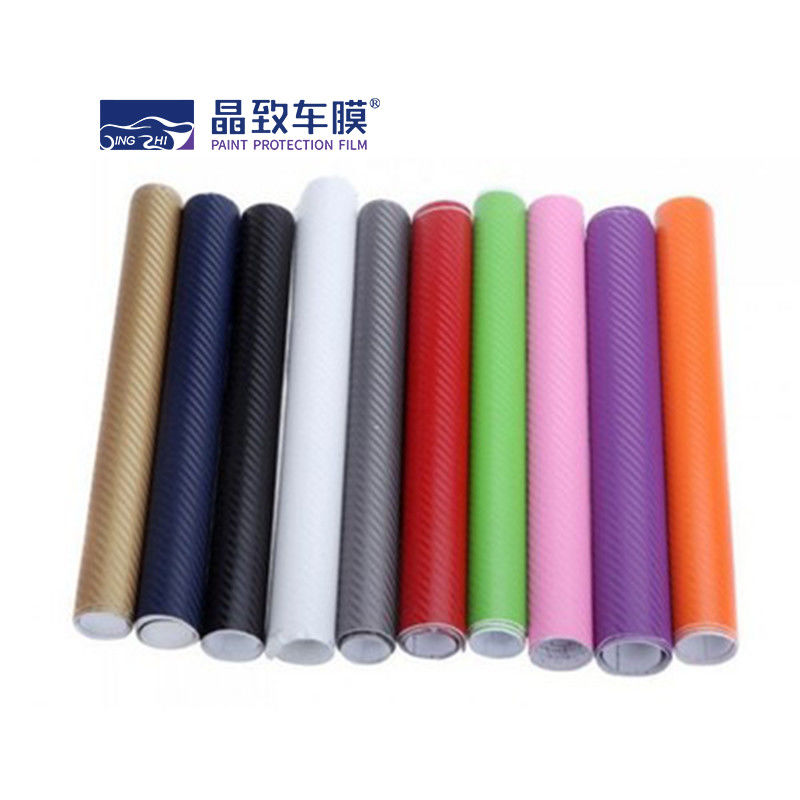 Tự dính PET Vinyl Film Bọc sợi carbon Bền 2D 3D 4D 5D 6D Độ bóng cao
