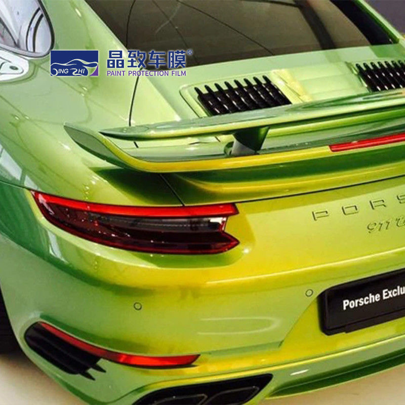 Glossy Green To Gold Car Film Protection Auto Full Body Sticker Xe Bọc Bọc