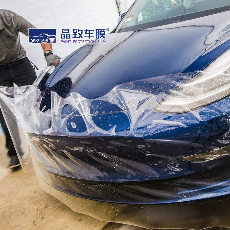 Glossy Car Wrap Lá sơn bảo vệ Quay phim Smash And Grab Film Quay phim để bán