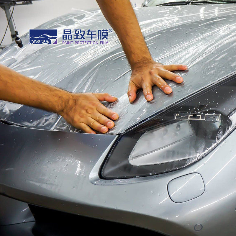 Glossy Car Wrap Lá sơn bảo vệ Quay phim Smash And Grab Film Quay phim để bán