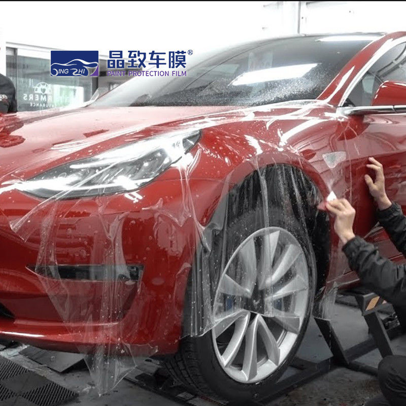 Glossy Car Wrap Lá sơn bảo vệ Quay phim Smash And Grab Film Quay phim để bán