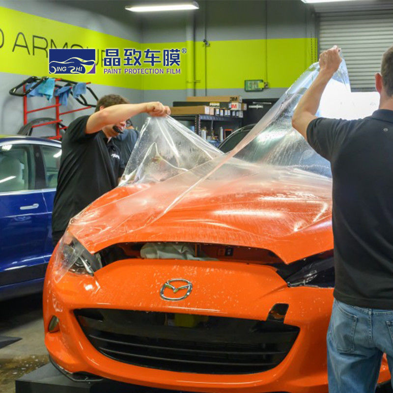 Glossy Car Wrap Lá sơn bảo vệ Quay phim Smash And Grab Film Quay phim để bán