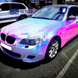 Màng bảo vệ sơn màu Chrome Vinyl Bọc màu cầu vồng Chống trầy xước
